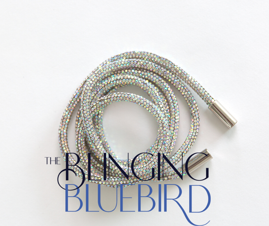 Rhinestone Hoodie Strings - Crystal AB – The Blinging Bluebird